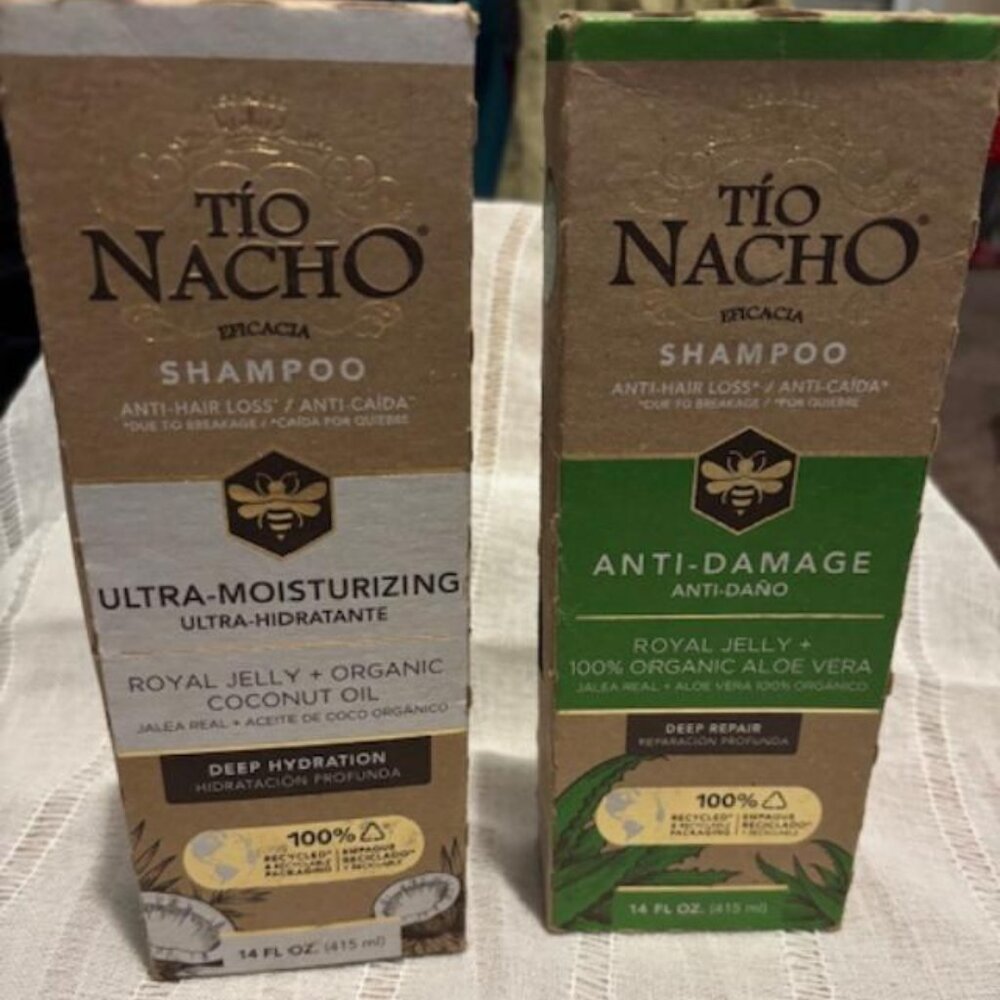 Tio Nacho Anti-Damage Shampoo & Ultra Moisturizing Ultra Hydrant Royal Jelly Org